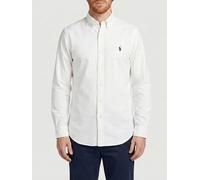 Men's Stretch Cotton Shirt- White- male- Polo Ralph Lauren- Casual Shirts- White- 2XL- Shirts 2XL