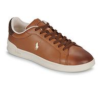 Polo Ralph Lauren for man. 809965073001 CRT II brown leather shoes (41), Flat, Laces, Casual