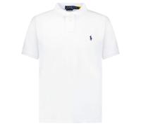Polo Ralph Lauren Mens White Short-sleeved Logo-embroidered Slim-fit Cotton-piqué Shirt S