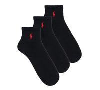 Polo Ralph Lauren Socks QUARTER SOCKS 3 PACK in Black One size