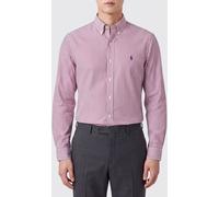 POLO RALPH LAUREN Striped Stretch Cotton Shirt with Embroidered Pony Logo - Size: M - male