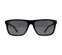 Polo Ralph Lauren Sunglasses PH4153 566887 Black Red Dark Grey