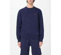Polo Ralph Lauren The RL Fleece Sweatshirt Crew-Neck Cotton Mix Navy Blue Large