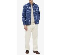 Polo Ralph Lauren Tie Dye Zip Shirt Jacket Navy Bleach Out Blouson BNWT L