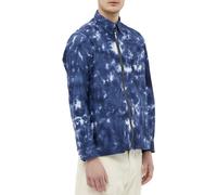 Polo Ralph Lauren Tie Dye Zip Shirt Jacket Navy Bleach Out Blouson BNWT L