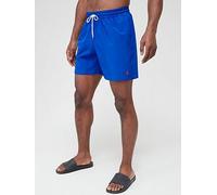 Polo Ralph Lauren Mens Regular Fit Traveler Mid Swim Shorts - Colour: 003 Rugby Royal - Size: Medium