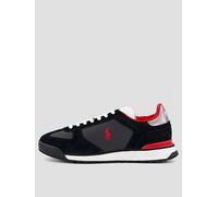 Polo Ralph Lauren Varick Suede/Leather/Nylon Sneakers, Black, Size 6, Men Black