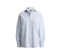Polo Ralph Lauren vertical-stripe embroidered-logo shirt - Blue XXS-XS-S-M-L-XL-XXL
