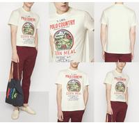 Polo Ralph Lauren Vintage Logo Tee T-Shirt Shirt Classic Fit Cotton Top New S