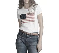 Polo Ralph Lauren Vintage Retro Flag USA T-shirt College Shirt Top Blouse Tee