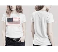 Polo Ralph Lauren Vintage Retro Flag USA T-Shirt College Shirt Top Blouse Tee M
