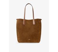 Polo Ralph Lauren Womens Polo Ralph Lauren Bellport Large Suede Tote Bag Cinnamon/Cuoio