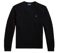 POLO RALPH LAUREN Wool Cashmere Cable Knit Jumper (UK, Alpha, M, Regular, Regular, Black)