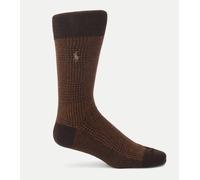 Polo Ralph Lauren Wool Plaid Pattern Socks, Made in Japan, One Size