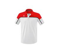 Erima Men's „Change Polo Shirt, White/red/Black, S
