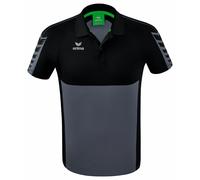 Erima Men's Six Wings Sport Polo, Slate Grey, 3XL