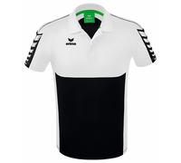 Erima Men's Six Wings Sport Polo, Black, XL