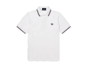 Polo shirt Fred Perry Twin Tipped Blanc 40