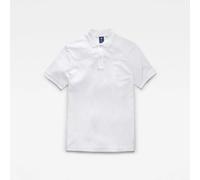 G-star Dunda Slim Short Sleeve Polo White M Men