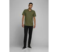 Jack & Jones Polo shirt Jjebasic SS Noos Slim Fit Plain Spread Collar Olive Night XX-Large