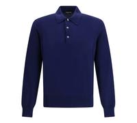 TOM FORD Polo Shirt Men color Blue - Size: 52 - male
