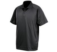 Polo Shirt Men's Short Sleeve Breathable Mesh Quick Dry by Spiro Impact Fitness