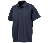 Polo Shirt Men's Short Sleeve Breathable Mesh Quick Dry by Spiro Impact Fitness
