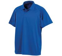 Polo Shirt Men's Short Sleeve Breathable Mesh Quick Dry by Spiro Impact Fitness