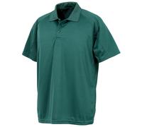 Polo Shirt Men's Short Sleeve Breathable Mesh Quick Dry by Spiro Impact Fitness