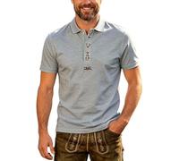 Polo Shirt Men's Short Sleeve Polo Shirts Regular Fit Classic T-Shirt with German Beer Festival Motif for Oktoberfest Celebrations and Everyday Use
