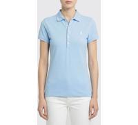 Polo Shirt POLO RALPH LAUREN Woman color Gnawed Blue - Size: L - female