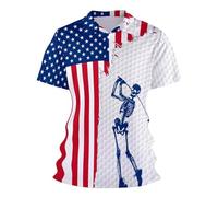 Polo Shirt,Polo Shirts For Men Adult,Men's Casual Summer Shirt Breathable Short Sleeve Printed Tee for Daily Wear Outdoor Activities Leisure Men’s Alternative (OTHER, XL)