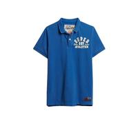 Polo shirt Superdry Vintage Athletic Bleu M