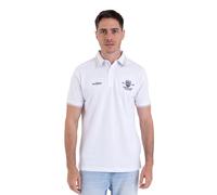 Polo shirt with chest embroidery Camberabero Blanc XL