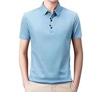 Polo Shirts for Men Adult,1/4 Zip Plain Casual Slim Fit Gym Running Tops Mens Multi Pack T Shirt Short Sleeved Top