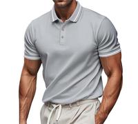 Polo Shirts for Men Golf Short Sleeve Big and Tall Dress Casual T Shirt Button-Down Polos Slim Fit Summer Collared Trendy Shirts