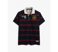 Polo Superdry Emblem Jersey Bleu L