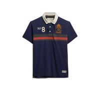 Polo Superdry Emblem Jersey Bleu XL
