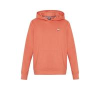 Polo Sylt Men's Cotton blend Hoodie with colorful logo embroidery, Burnt Sienna, 3XL