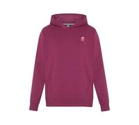 Polo Sylt Men's Cotton Blend Hoodie with Colourful Logo Embroidery, Grape Wine, XXL