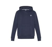 Polo Sylt Men's Cotton Blend Hoodie with Colourful Logo Embroidery, Night Sky, XXL