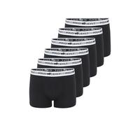 Polo Sylt Men's Pack of 6 Boxer Shorts in a Label Look, Black Beauty, 4XL