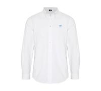 Polo Sylt Men's Regular Fit Oxford Cotton Button-Down Shirt, White/White Dif, L