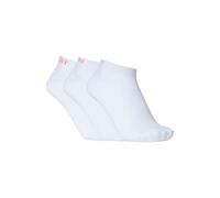 Polo Sylt Unisex 3 Pack Trainer Socks with Logo Lettering, Pink Glo, 10-12