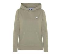 Polo Sylt Women's Cotton blend Hoodie with colorful logo embroidery, Mulled Basil, S
