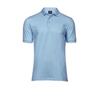 Tee Jays Luxury Polo Shirt - Slim Fit (L) - Shiny Blue