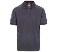 Trespass Bonington Mens Polo Shirt Plain T Dark Grey