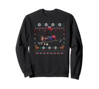 Polo Ugly Christmas Sweater Horse Ball Sports Player X-Mas Sweatshirt