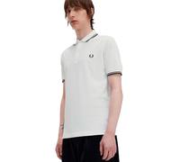 Fred Perry M3600 Twin Tipped Polo Shirt - White - M3600-200 TWIN TIP P