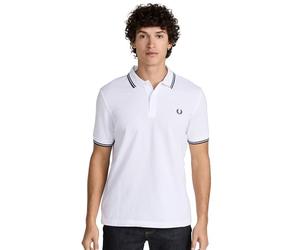 POLO UOMO FRED PERRY WHITE